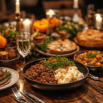 Elegant ground beef recipe dinner presentation